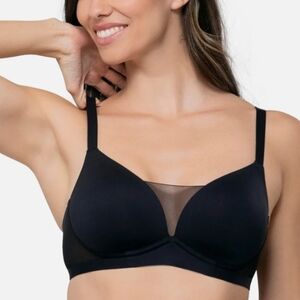 Black Wireless Comfort Bra